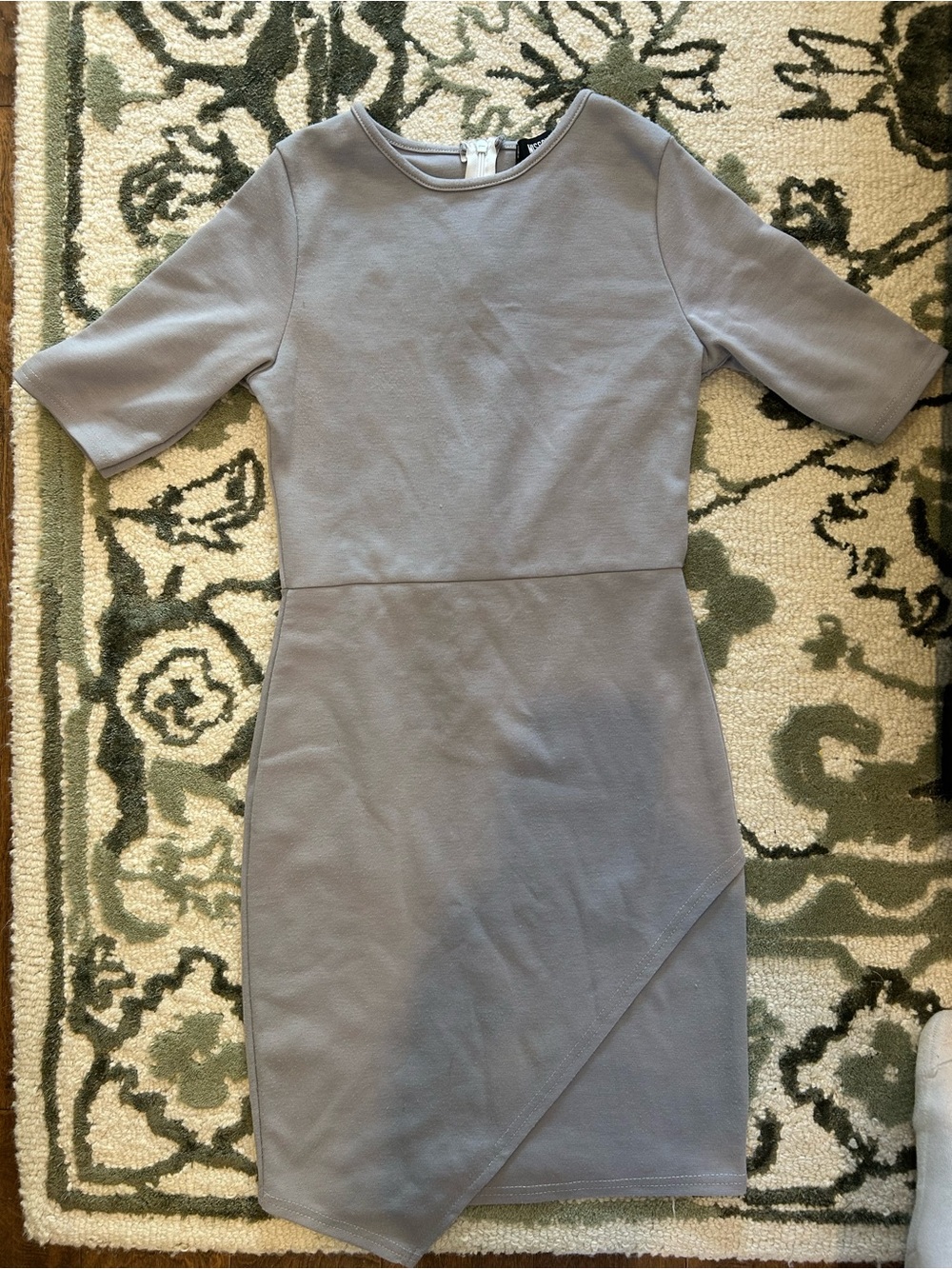 Missguided Taupe Asymmetrical Dress